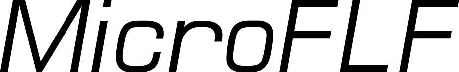 MicroFLF-Italic font | Fonts2u.com