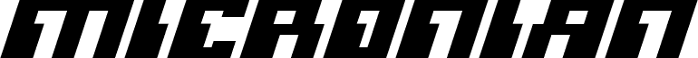 Micronian Expanded Italic