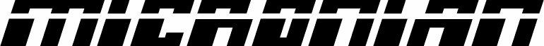 Micronian Expanded Laser Italic
