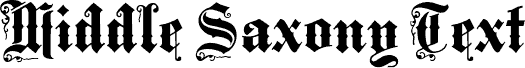 MiddleSaxonyText