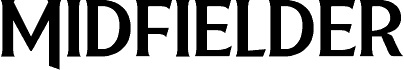 Midfielder Personal Used font