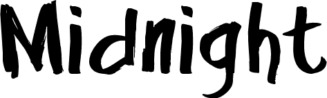 Midnight Regular font