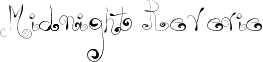 Preview of the Midnight Reverie font