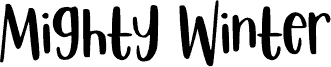 Mighty Winter carattere