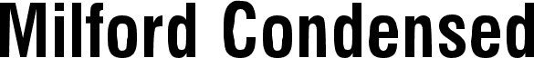 Milford Condensed Bold