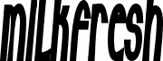 Preview of the Milkfresh font