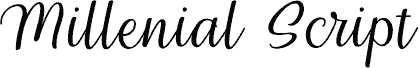 Millenial Script Regular