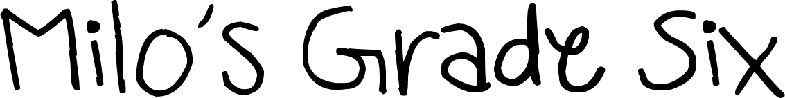 Milo's Grade Six font | Fonts2u.com