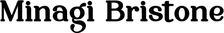 Minagi Bristone Regular