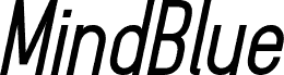 معاينة خط MindBlue Bold Italic