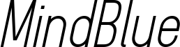 معاينة خط MindBlue Italic