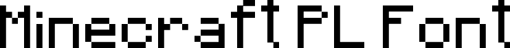Minecraft PL Font Regular