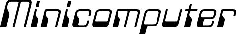 Minicomputer Light Italic