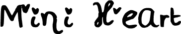 MiniHeartFont