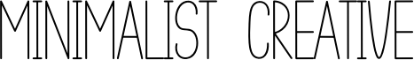 Minimalist  Creative
