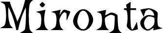 Mironta free version Regular