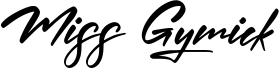 Miss Gymick Italic
