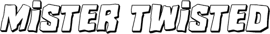 Podgląd czcionki Mister Twisted 3D Italic