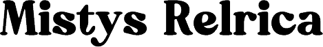 Mistys Relrica DEMO VERSION fonte