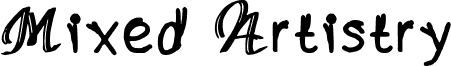Preview of the Mixed Artistry Regular font
