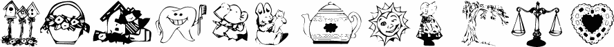 Preview of the Mixed Bag 3 font