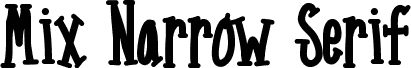 MixNarrowSerif