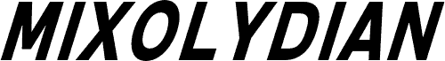 Preview of the Mixolydian Titling Bold Italic font