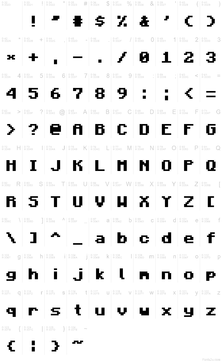 Minecraft Font Generator - FREE Download - FontBolt