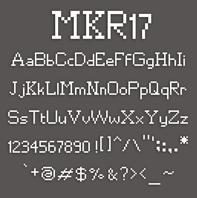 MKR17 Fonte