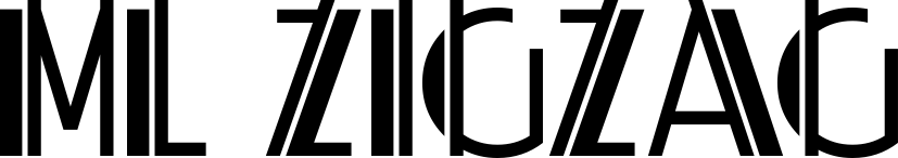 ML ZigZag KK font | Fonts2u.com
