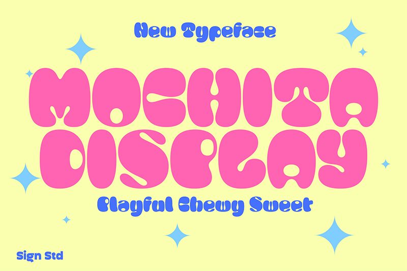 Mochita Display Schriftart