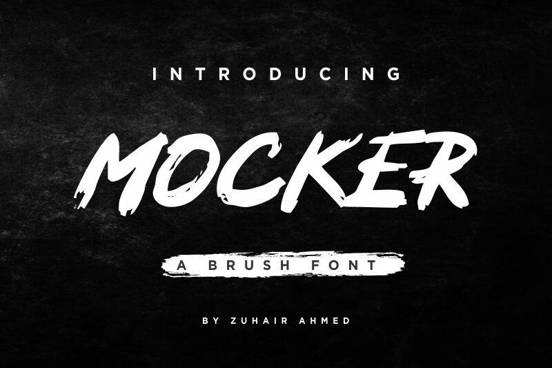MOCKER Czcionka