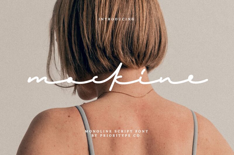 Mockine Schriftart