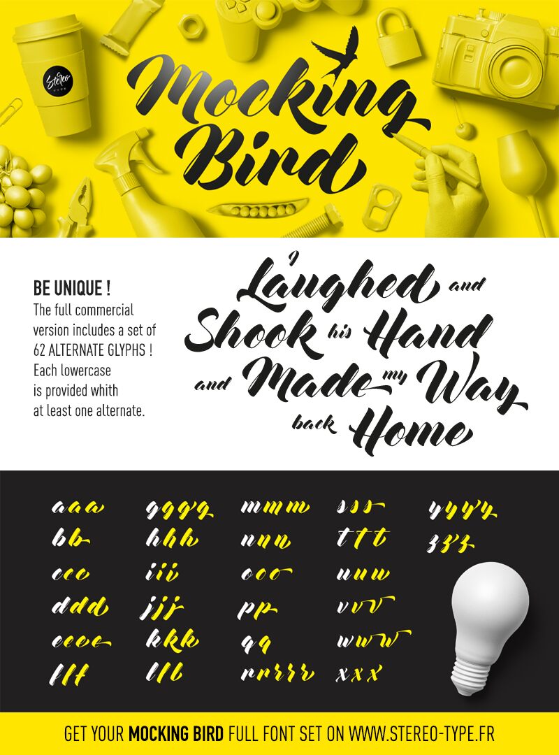 Mocking Bird Schriftart