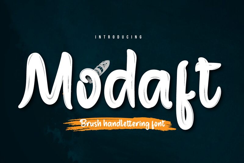 Modaft Schriftart