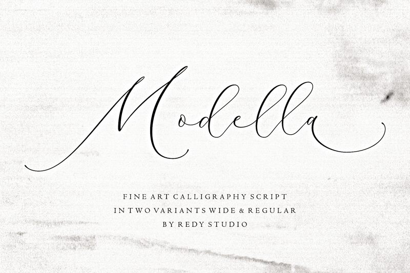 Modella Schriftart