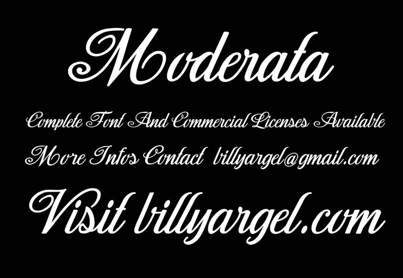 Moderata Schriftart