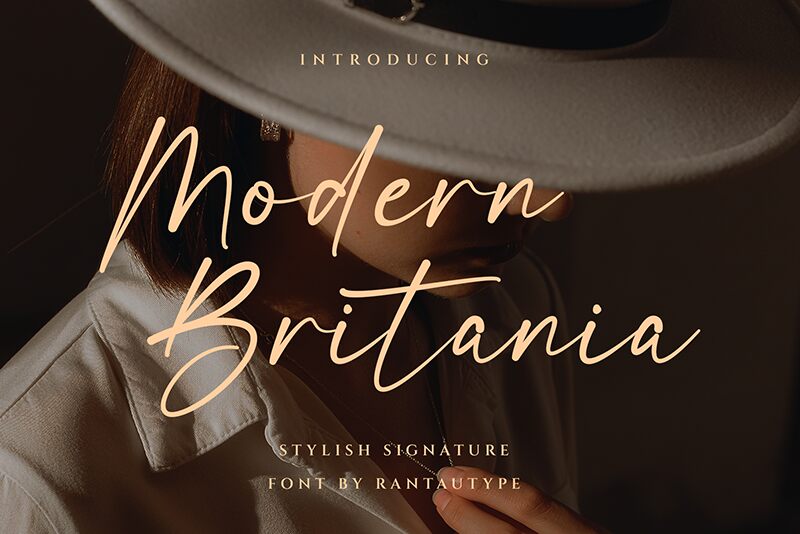 Modern Britania Schriftart