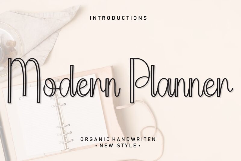 Modern Planner フォント