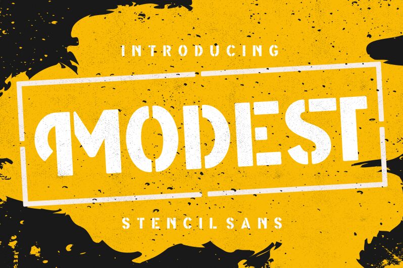 Modest Czcionka