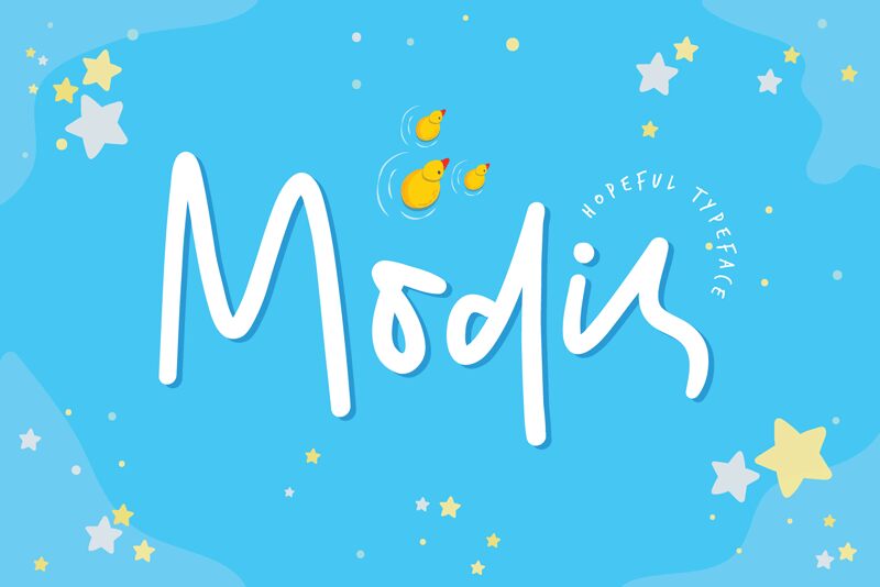 Modis Schriftart