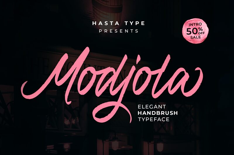 Modjola Schriftart