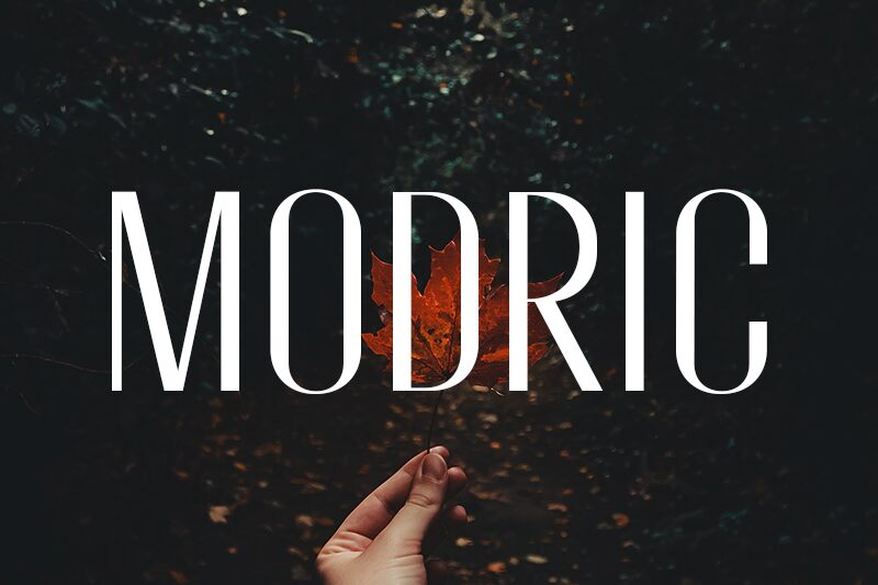 Modric Schriftart
