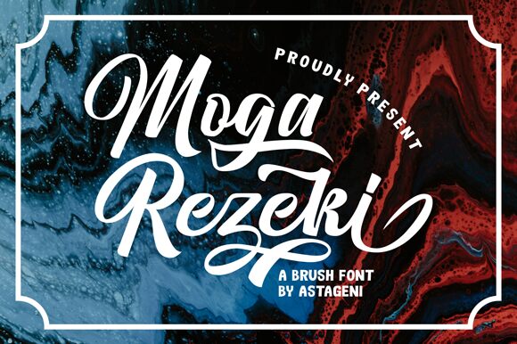 Moga Rezeki Schriftart