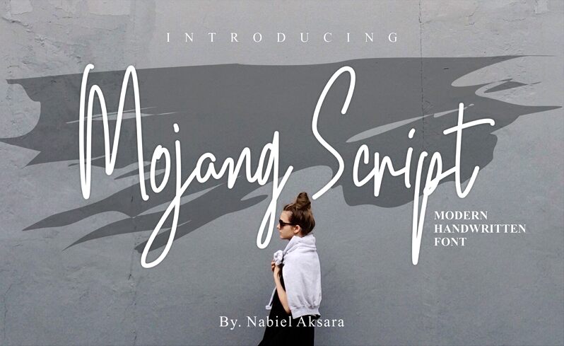 Mojang-Script 字体