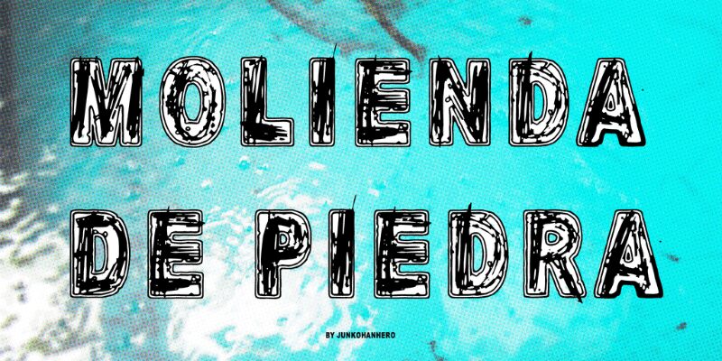 Molienda de piedra Czcionka
