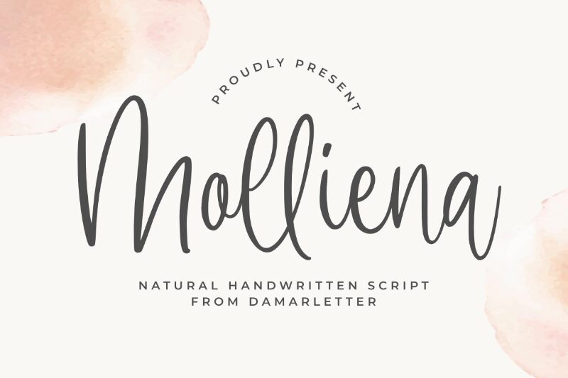 Molliena Schriftart