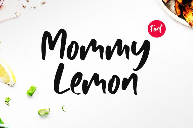 Mommy Lemon Schriftart