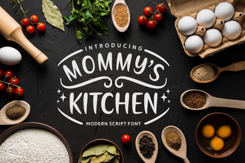 Mommy's Kitchen Czcionka