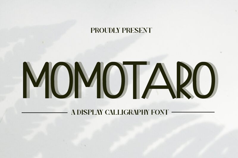 Momotaro Schriftart